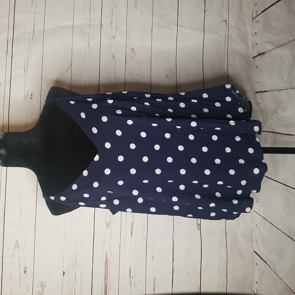 Torrid Navy Polka Dot Tank top